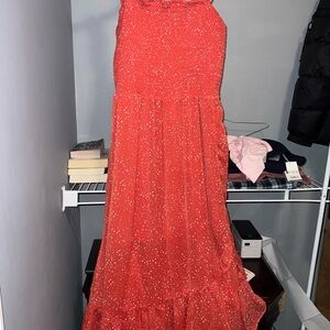 Maurices Red Midi Dress